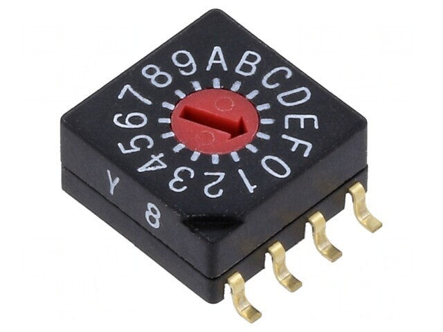 &Icirc;ntrerupător codificare SMD 2,54mm 100m&Omega; 2,45N