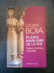 LUCIAN BOIA - IN JURUL MARII UNIRI DE LA 1918 * NATIUNI, FRONTIERE, MINORITATI foto