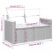 Patio Sofa Set 9-Locuri Bej combinat - 9