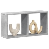 vidaXL Dulap de perete, gri beton, 60x16x30 cm, lemn prelucrat 854880
