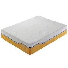 Saltea ortopedica Wolke Memory Cooling Gel AirFresh, 180x200x23 cm, spuma poliuretanica cu memorie, hipoalergenica, antibacterian, fermitate medie