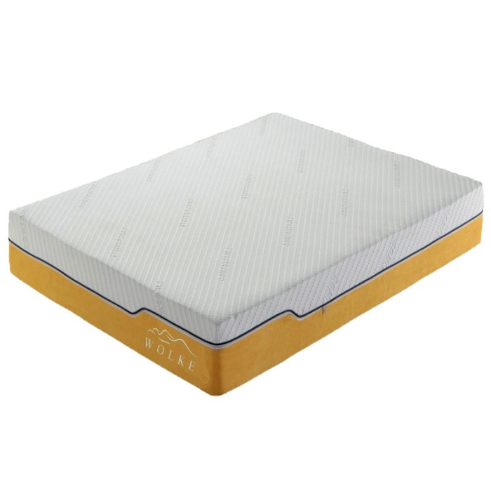 Saltea ortopedica Wolke Memory Cooling Gel AirFresh, 180x200x23 cm, spuma poliuretanica cu memorie, hipoalergenica, antibacterian, fermitate medie