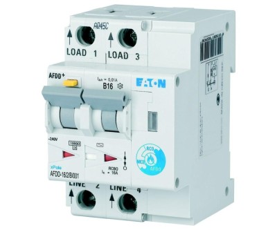 Diferential cu detectie arc electric 16A B 10mA 10kA Xpole Eaton AFDD-16 2 B 001 foto