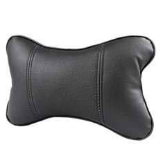 Set 2x perne tetiere auto, sustinere gat, piele ecologica, pro confort, negru foto