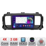 Navigatie Citroen Jumpy Toyota Proace Peugeot Traveller A-jumpy16 2+32 GB Android Waze USBNavigatie Internet Youtube v3 CarStore Technology