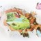Sticker decorativ, Colt de rai 3D 90 cm, 43STK