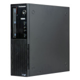 Unitate calculator Second Hand Lenovo Thinkcentre E73 SFF Procesor I5 4440S, Memorie RAM 8 GB, SSD 128 GB, DVD/RW