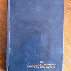 File de monografie Judetului Dambovita / R2S