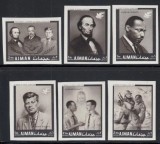 Ajman 1968 - Drepturile Omului, personalități, Kennedy, serie nedantelata neuzata