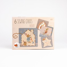 Joc de indemanare - Set 6 planse de cusut cu siret Egmont Toys