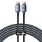 Cablu laptop Fast Charging tip C Baseus 100W, 1.2m, CAJY000601