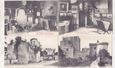 bnk cp Franta - Loches - lot 11 cp interbelice necirculate foto
