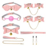 Set BDSM Lady Pink 7 Piese, Roz, Guilty Toys