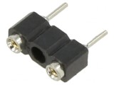 Clemă THT 6,3A PPS Termoplast Neagră 5,08mm