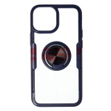 Toc TPU+PC Carbon Ring Case Apple iPhone 13 mini Blue