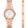 Ceas Dama Michael Kors Lennox MK1073SET, Set Bratara Inox, 33mm, Quartz, Analog, Rezistent Apa