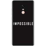Husa silicon pentru Xiaomi Redmi Note 4, Impossible