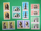 TIMBRE ROMANIA MNH L.P 645/1967 -10 ANI MOARTEA LUI C. BRANCUSI -Serie pereche