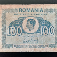 BANCNOTA-100 LEI 1945-ROMANIA