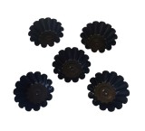 Cumpara ieftin Forma pentru Savarine, Set 5 cavitati, Negru, 10 cm, 399COF