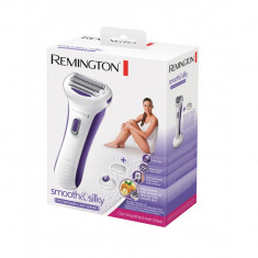 Aparat de ras corporal pentru femei Remington Smooth si Silky WDF5030, 2 site hipoalergenice, Acumulator, Utilizare umeda/uscata, Pieptan pentru zona foto