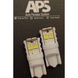 Set 2 becuri autoT10/W5W-3030-6 Smd Ceramic Alb