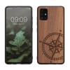 Husa kwmobile pentru Samsung Galaxy A51, Lemn, Maro, 51432.05, Carcasa