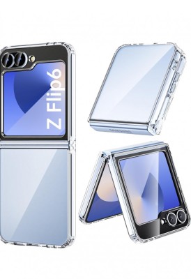 Husa silicon transparent disponibila pentru Samsung Galaxy Z Flip 6 foto