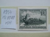 1954- Austria-Mi1010-MH, Nestampilat