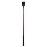 Cravasa Devil Sticks Crop Polished Grain Leather 26 Rosu Negru