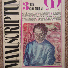 REVISTA MANUSCRIPTUM NR.3/1975