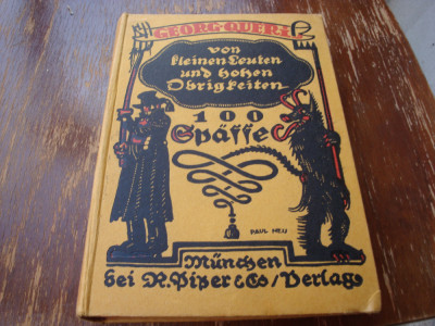 Carte veche in germana - Georg Queri- 1914 foto