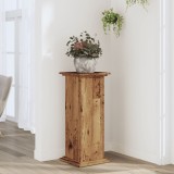 vidaXL Suport de plante, lemn vechi, 33x33x80 cm, lemn prelucrat