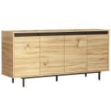 Cumpara ieftin Consola Jethro sonoma - wenge 160x44.5x75.5cm