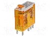 Releu electromagnetic, 230V AC, 15A, DPDT, serie 46.52, FINDER - 46.52.8.230.0040