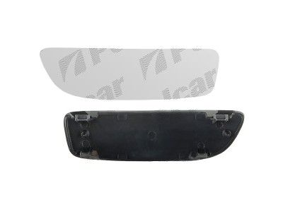 Geam oglinda Fiat Doblo (152/263) 01.2010- partea dreapta Best Auto Vest crom convex fara incalzire, partea inferioara foto