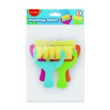 Trafalet burete Baby Line plastic, cu maner PVC, set 4 buc, Keyroad, R971856