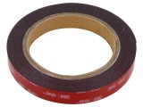 Bandă de fixare 3M, 15mm x 5,5m, acril, rezistenta la temperaturi max. 149&deg;C