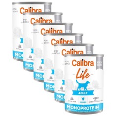 Calibra Dog Life Adult Chicken with Rice 6 x 400 g foto
