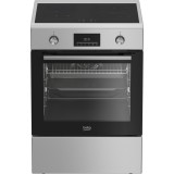 Aragaz multifunctional Beko FBSM69301SXT, Inductie, 4 zone de gatit, Clasa A, 72 l, Display LED, Culoare Otel inoxidabil