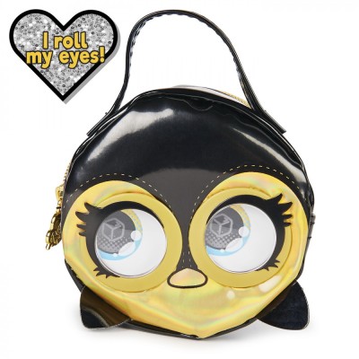 PURSE PETS GENTUTA MICRO PINGUIN NEGRU foto
