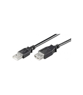 Cablu prelungitor USB 0.6m A tata la USB A mama cupru Goobay foto