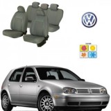 Cumpara ieftin Huse scaune dedicate VW GOLF 1998 - 2005 Premium piele si textil Gri