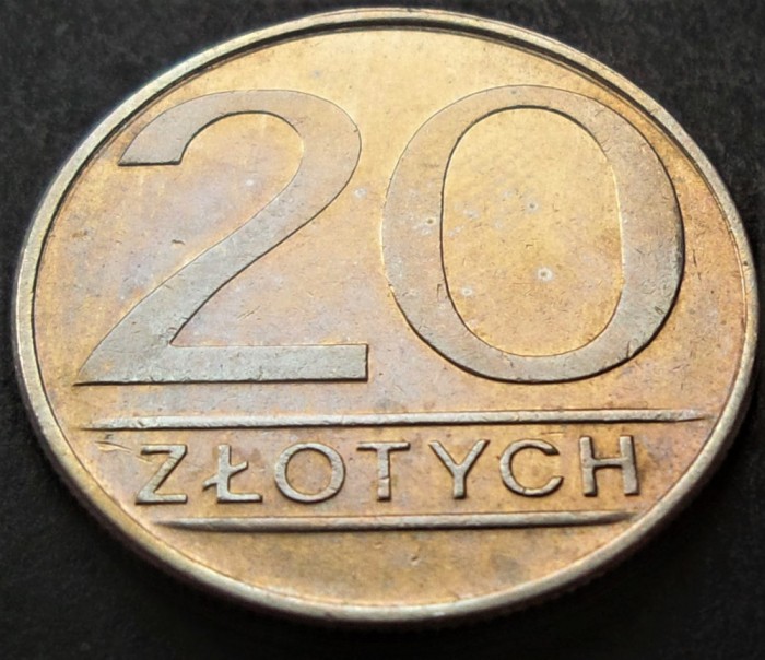 Moneda 20 ZLOTI - POLONIA, anul 1986 *cod 1765