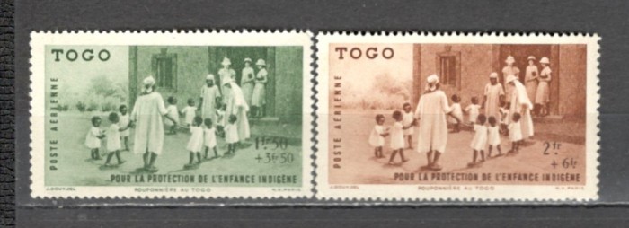 Togo.1942 Posta aeriana-Sprijin ptr. copii ST.254
