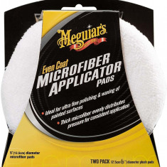 Set Aplicatoare Microfibra Meguiar's Even Coat Microfiber Applicator Pads, 2 buc