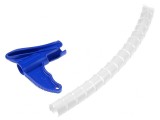 &Icirc;nfășurare Spirală 16mm Polipropilenă Albă 2m