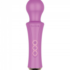 Vibrator The Personal Wand, 10 Moduri Vibratii, 3 Viteze, Silicon, USB, Roz, 18.5 cm