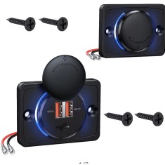 Panou cu mufa USB 12v-24v