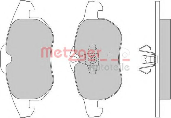 Set placute frana,frana disc OPEL VECTRA C Combi (2003 - 2016) METZGER 1170100